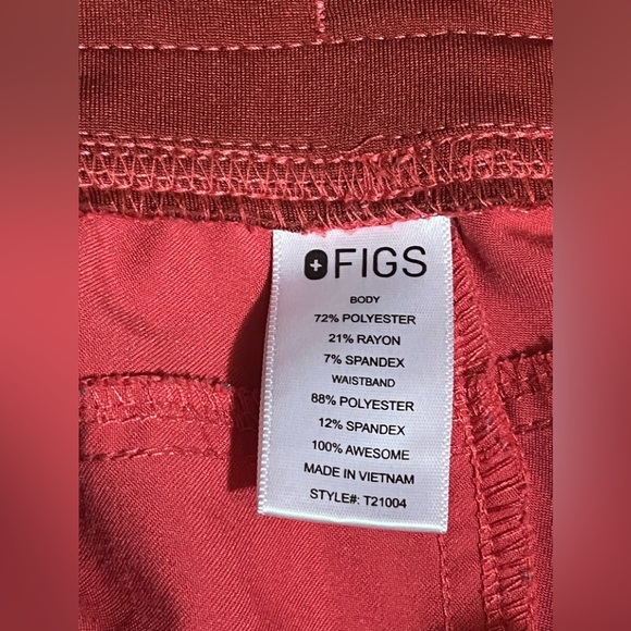 ❤️🧡 FIGS Kade™ Cargo Scrub Pants. XS. Limited edition color- Clay. EUC - Picture 10 of 16